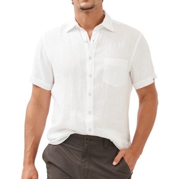 Rodd & Gunn White Casual Button Down Shirt - Picture 1 of 16